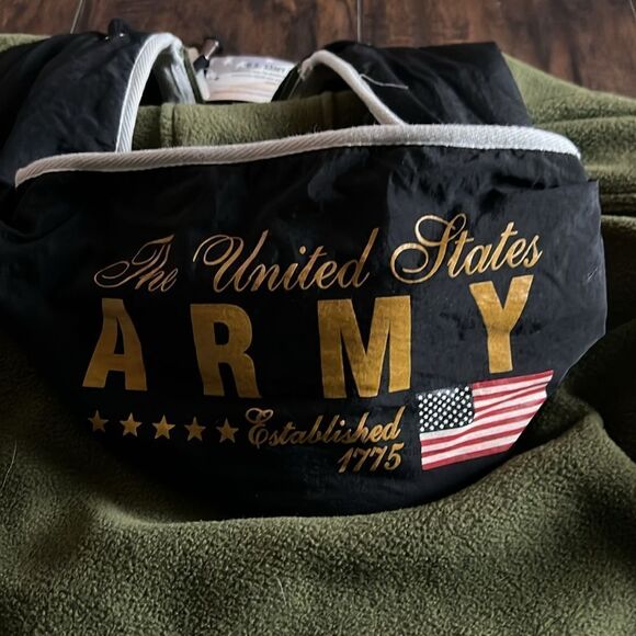 Bradford Exchange US Army Fleece Jacket Coat with Hood size  Large NWT - Picture 8 of 11